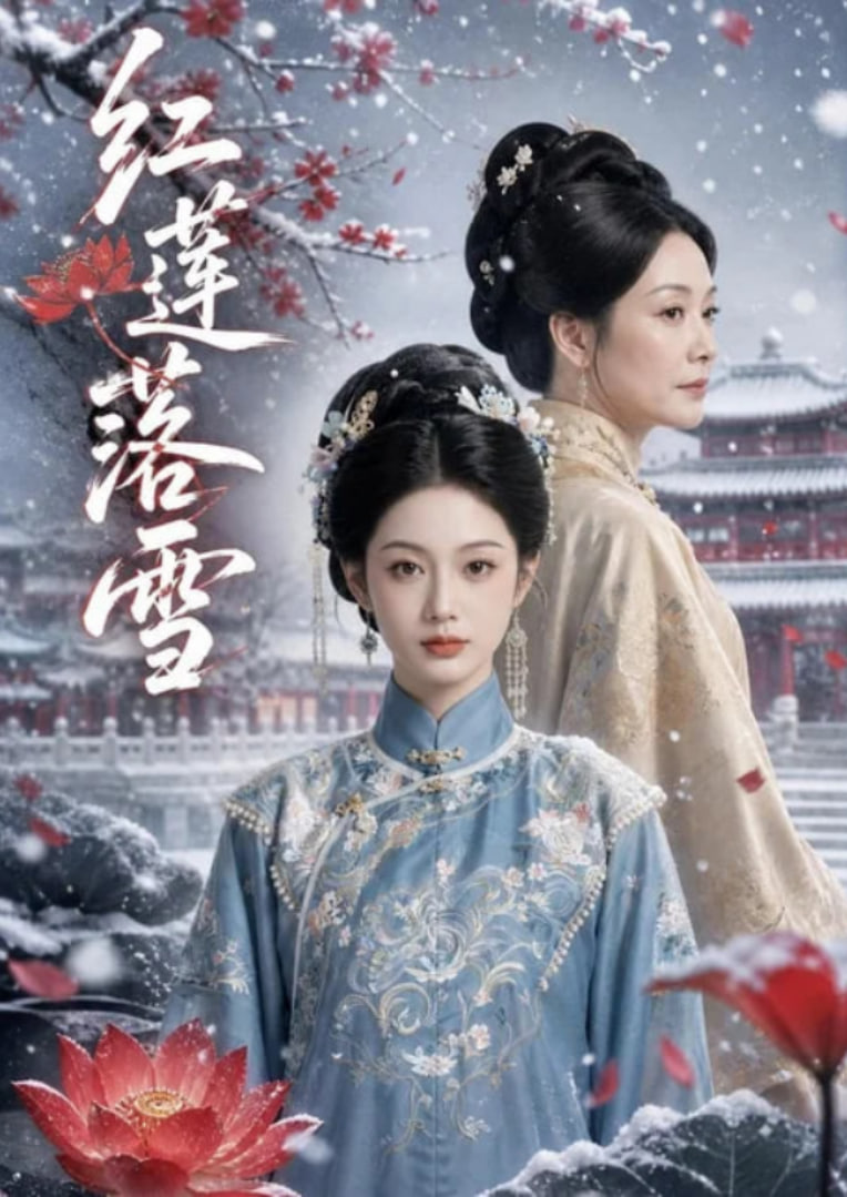 红莲落雪